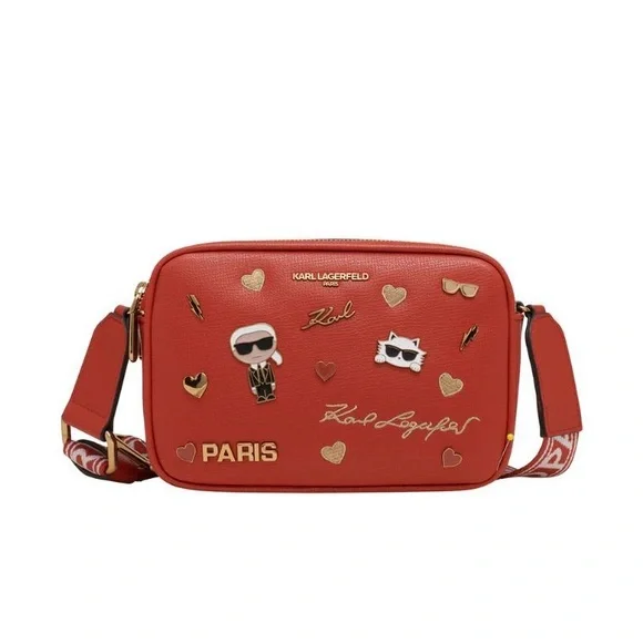 KARL LAGERFELD PARIS| MAYBELLE CAMERA CROSSBODY - Picture 2 of 7